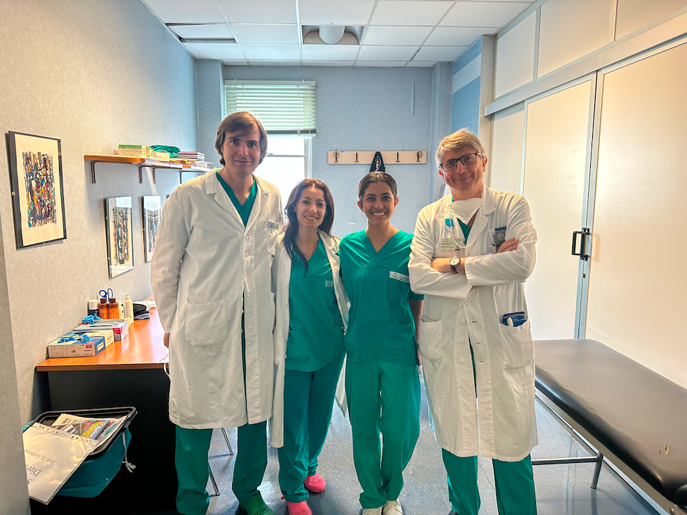Dr. Bruno Battiston (far right) and the Peripheral Nerve Surgery Team – Torino Italy 